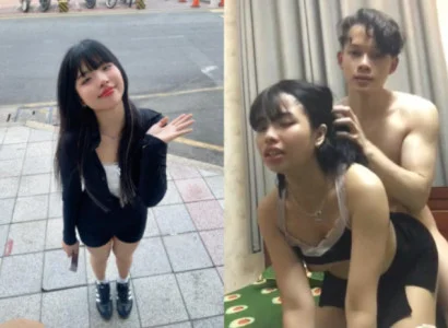 em ghệ quyến rũ cùng nhau tận hưởng niềm vui